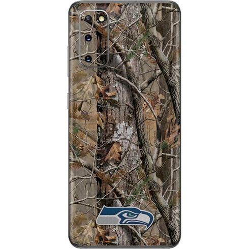 NFL Seattle Seahawks Realtree AP Camo Galaxy S20 Skin