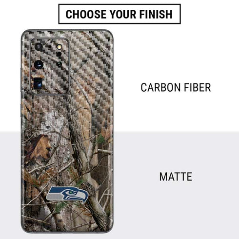 NFL Seattle Seahawks Realtree AP Camo Galaxy S20 Ultra 5G Skin