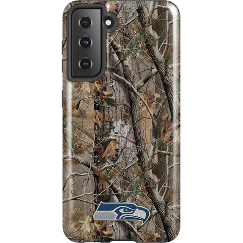 NFL Seattle Seahawks Realtree AP Camo Galaxy S21 5G Pro Case
