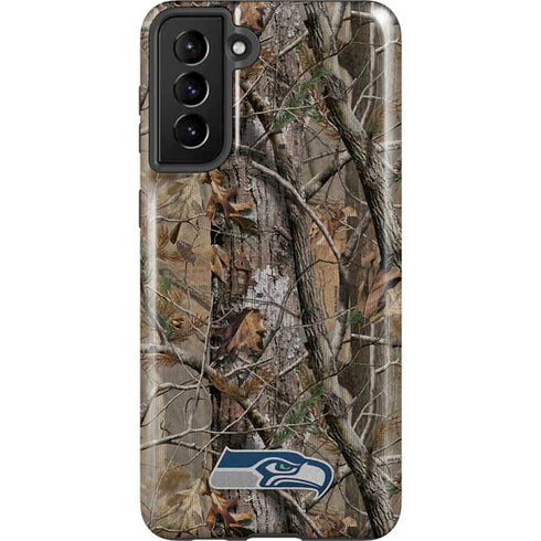 NFL Seattle Seahawks Realtree AP Camo Galaxy S21 Plus 5G Pro Case