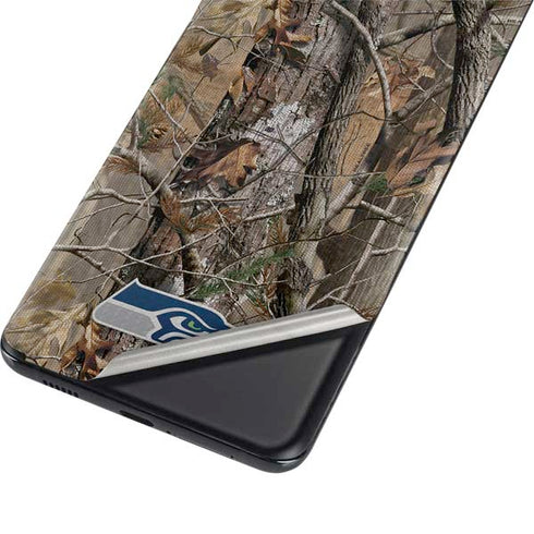 NFL Seattle Seahawks Realtree AP Camo Galaxy S21 Plus 5G Skin