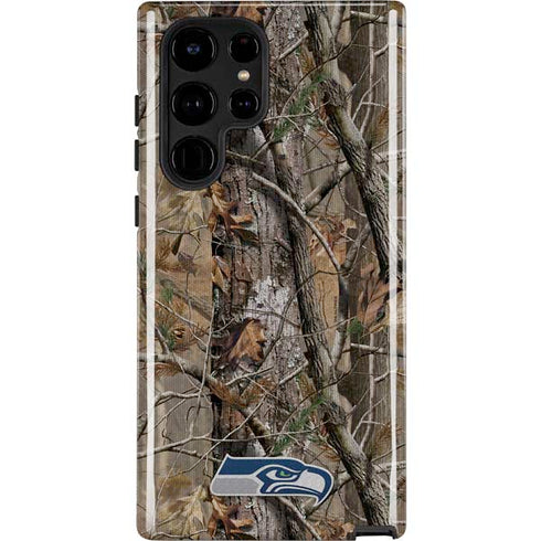 NFL Seattle Seahawks Realtree AP Camo Galaxy S22 Ultra Pro Case
