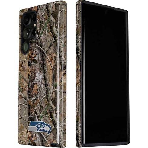 NFL Seattle Seahawks Realtree AP Camo Galaxy S22 Ultra Pro Case