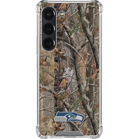 NFL Seattle Seahawks Realtree AP Camo Galaxy S23 Clear Case