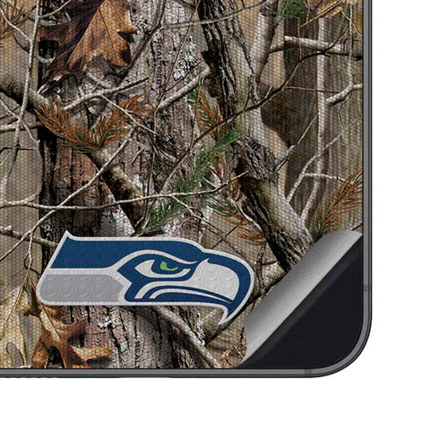 NFL Seattle Seahawks Realtree AP Camo Galaxy S23 FE Skin