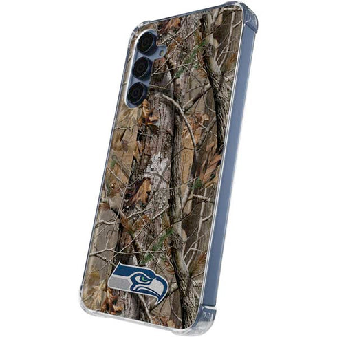 NFL Seattle Seahawks Realtree AP Camo Galaxy S24 Clear Case