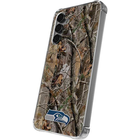NFL Seattle Seahawks Realtree AP Camo Galaxy S24 Plus Clear Case