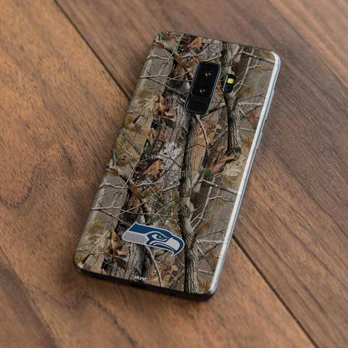 NFL Seattle Seahawks Realtree AP Camo Galaxy S9 Plus Skin