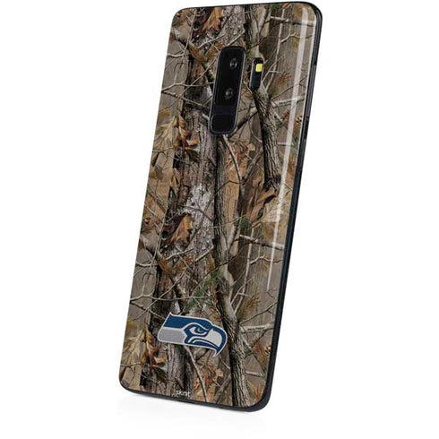 NFL Seattle Seahawks Realtree AP Camo Galaxy S9 Plus Skin