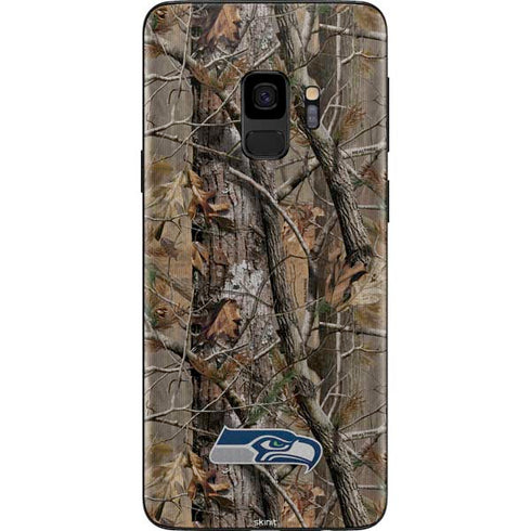 NFL Seattle Seahawks Realtree AP Camo Galaxy S9 Skin
