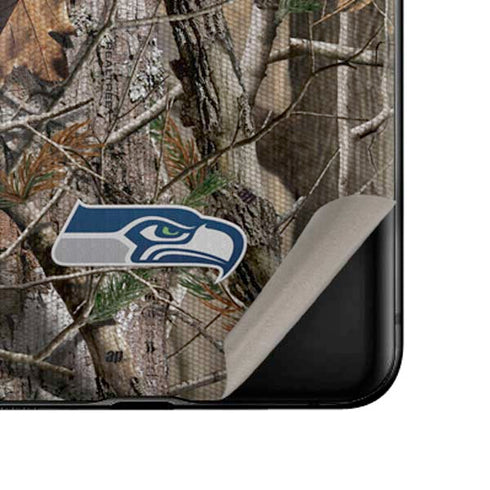 NFL Seattle Seahawks Realtree AP Camo Galaxy Z Flip Skin