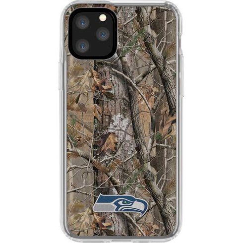 NFL Seattle Seahawks Realtree AP Camo iPhone 11 Pro Clear Case