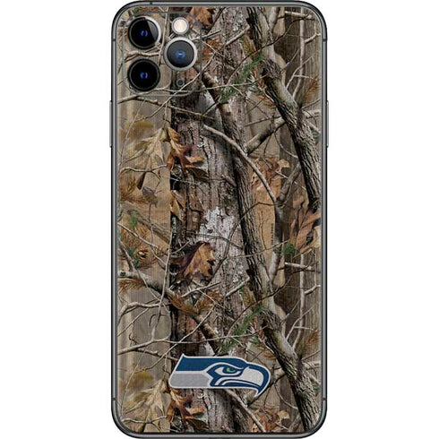 NFL Seattle Seahawks Realtree AP Camo iPhone 11 Pro Max Skin