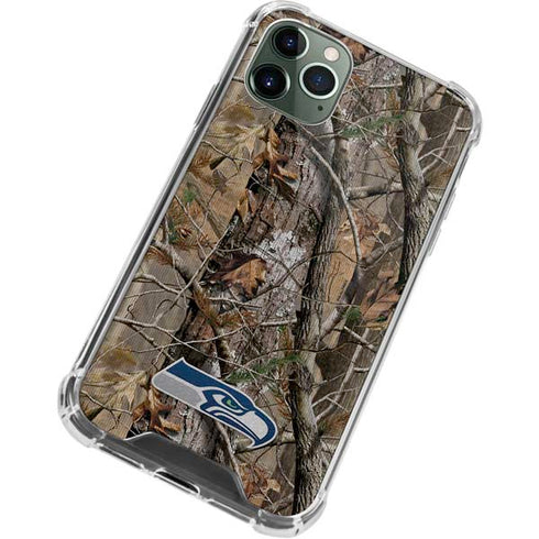 NFL Seattle Seahawks Realtree AP Camo iPhone 12 Pro Clear Case