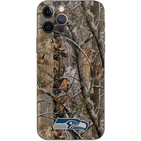 NFL Seattle Seahawks Realtree AP Camo iPhone 12 Pro Skin