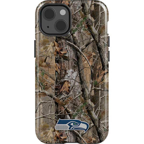 NFL Seattle Seahawks Realtree AP Camo iPhone 15 Impact Case