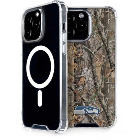 NFL Seattle Seahawks Realtree AP Camo iPhone 15 Pro Max MagSafe Case