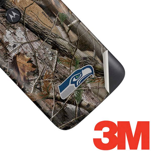NFL Seattle Seahawks Realtree AP Camo Moto E5 Play Skin