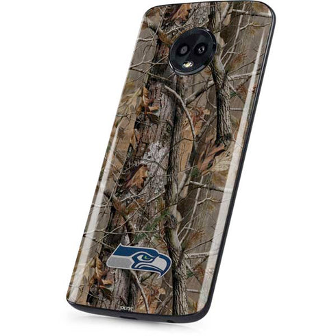 NFL Seattle Seahawks Realtree AP Camo Moto G6 Skin