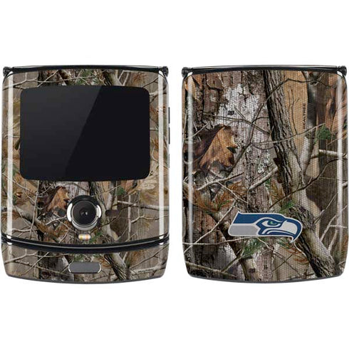 NFL Seattle Seahawks Realtree AP Camo Motorola RAZR Skin