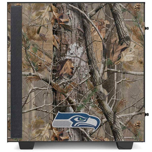 NFL Seattle Seahawks Realtree AP Camo NZXT H510 Compact ATX Mid-Tower Case Skin