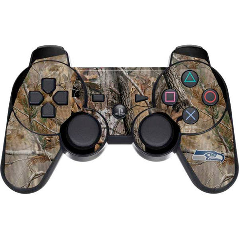 NFL Seattle Seahawks Realtree AP Camo PS3 Dual Shock wireless controller Skin