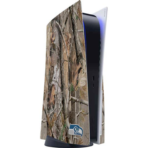 NFL Seattle Seahawks Realtree AP Camo PS5 Console Skin