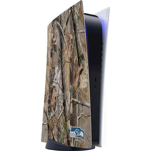NFL Seattle Seahawks Realtree AP Camo PS5 Digital Edition Console Skin