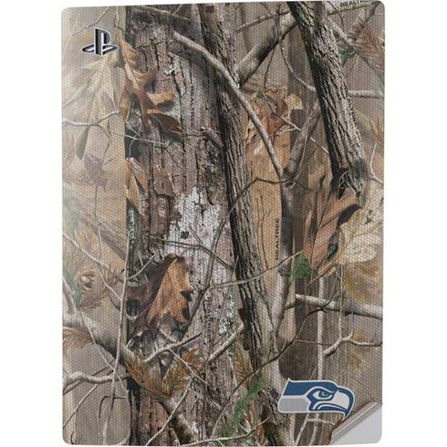 NFL Seattle Seahawks Realtree AP Camo PS5 Digital Edition Console Skin