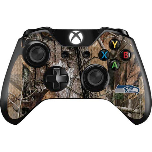 NFL Seattle Seahawks Realtree AP Camo Xbox One Controller Skin