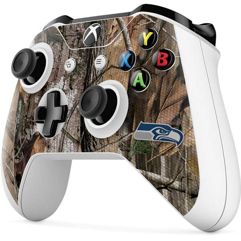 NFL Seattle Seahawks Realtree AP Camo Xbox One S Controller Skin