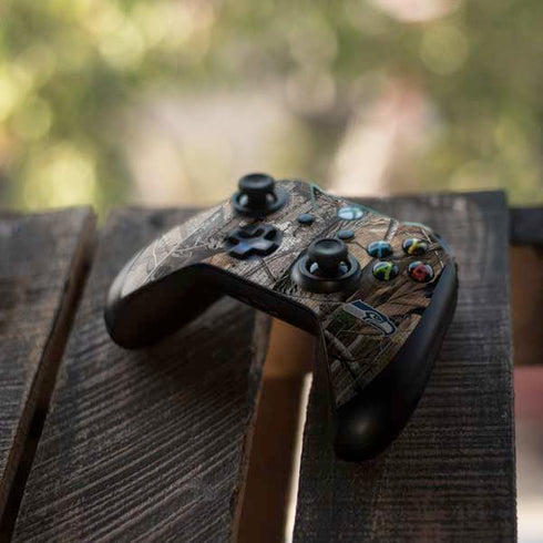 NFL Seattle Seahawks Realtree AP Camo Xbox One S Controller Skin