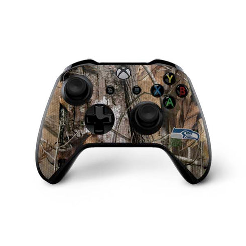 NFL Seattle Seahawks Realtree AP Camo Xbox One X Bundle Skin