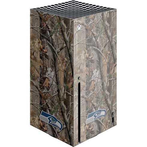 NFL Seattle Seahawks Realtree AP Camo Xbox Series X Console Skin