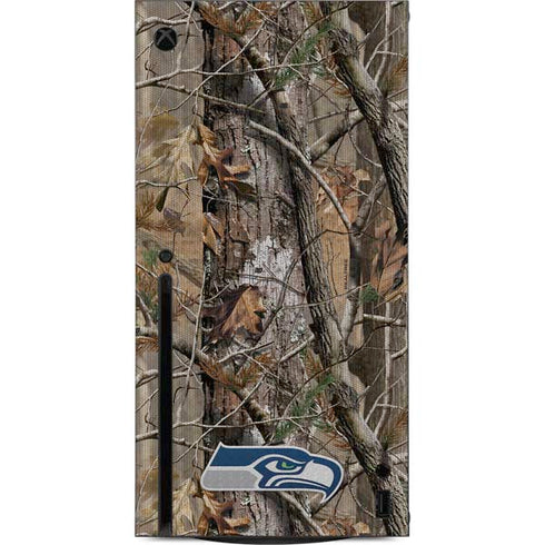NFL Seattle Seahawks Realtree AP Camo Xbox Series X Console Skin