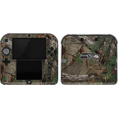 NFL Seattle Seahawks Realtree Xtra Green Camo Nintendo 2DS Skin
