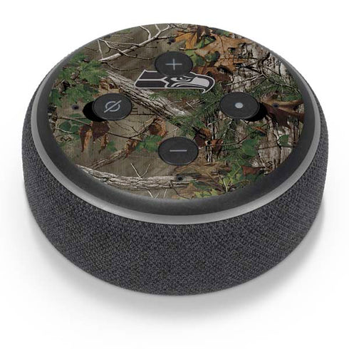 NFL Seattle Seahawks Realtree Xtra Green Camo Amazon Echo Dot Skin