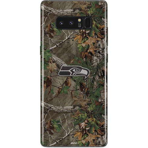 NFL Seattle Seahawks Realtree Xtra Green Camo Galaxy Note 8 Skin
