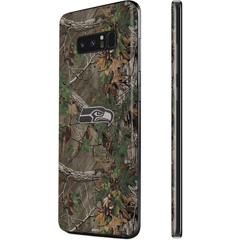 NFL Seattle Seahawks Realtree Xtra Green Camo Galaxy Note 8 Skin