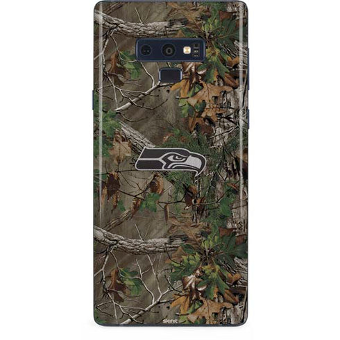 NFL Seattle Seahawks Realtree Xtra Green Camo Galaxy Note 9 Skin