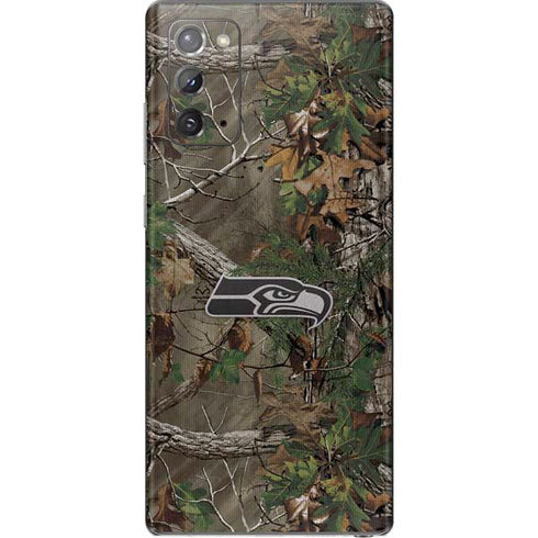 NFL Seattle Seahawks Realtree Xtra Green Camo Galaxy Note20 5G Skin