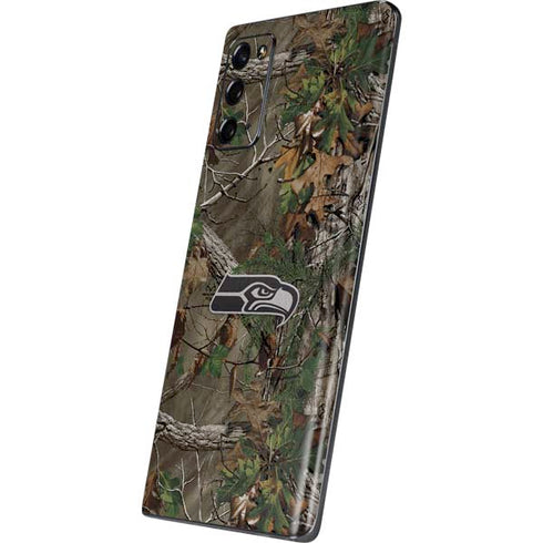 NFL Seattle Seahawks Realtree Xtra Green Camo Galaxy Note20 5G Skin