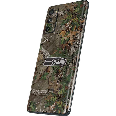 NFL Seattle Seahawks Realtree Xtra Green Camo Galaxy S20 Fan Edition Skin