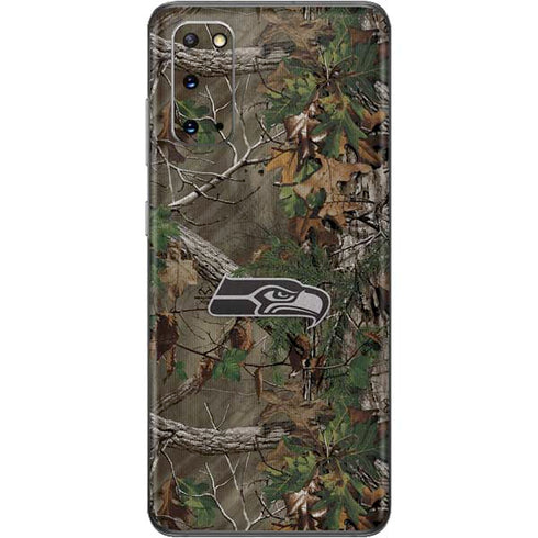 NFL Seattle Seahawks Realtree Xtra Green Camo Galaxy S20 Skin