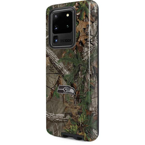 NFL Seattle Seahawks Realtree Xtra Green Camo Galaxy S20 Ultra 5G Pro Case