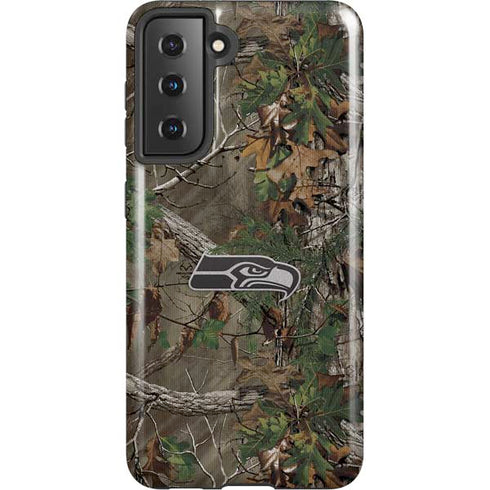 NFL Seattle Seahawks Realtree Xtra Green Camo Galaxy S21 5G Pro Case