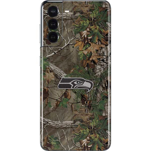NFL Seattle Seahawks Realtree Xtra Green Camo Galaxy S21 5G Skin