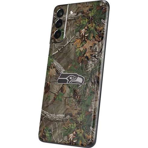 NFL Seattle Seahawks Realtree Xtra Green Camo Galaxy S21 5G Skin