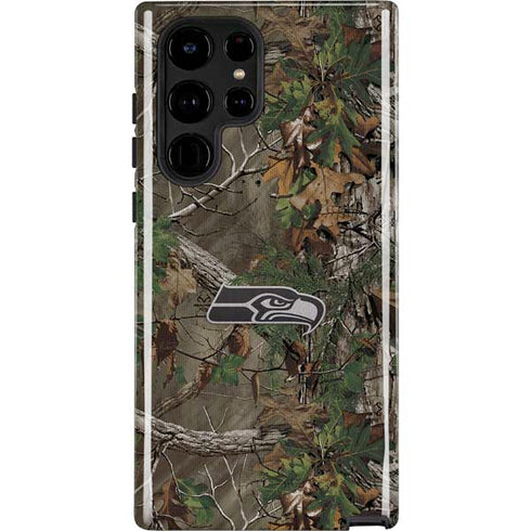 NFL Seattle Seahawks Realtree Xtra Green Camo Galaxy S22 Ultra Pro Case