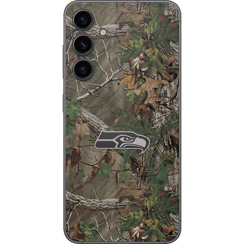 NFL Seattle Seahawks Realtree Xtra Green Camo Galaxy S23 FE Skin
